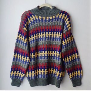 Cozy Handmade in Peru Knit Sweater